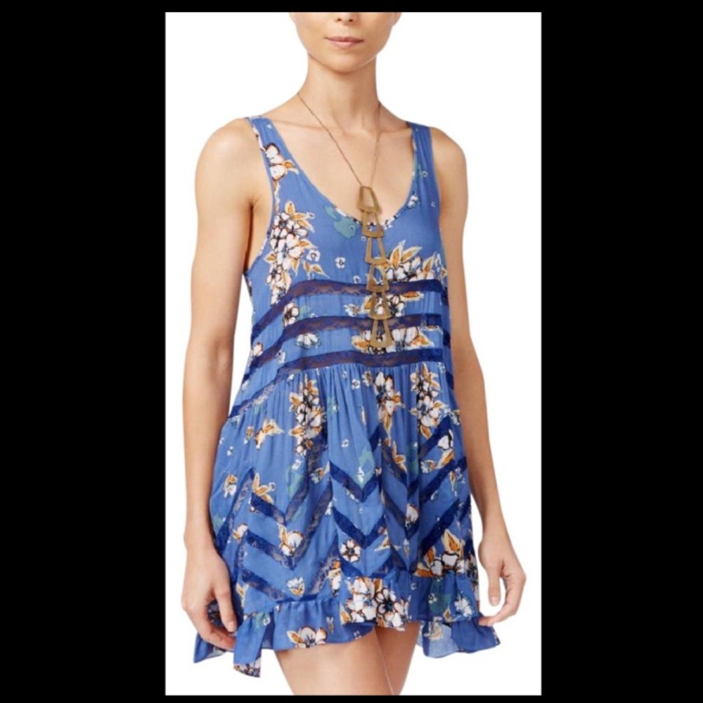 NWOT Free People Voile & Lace Tank